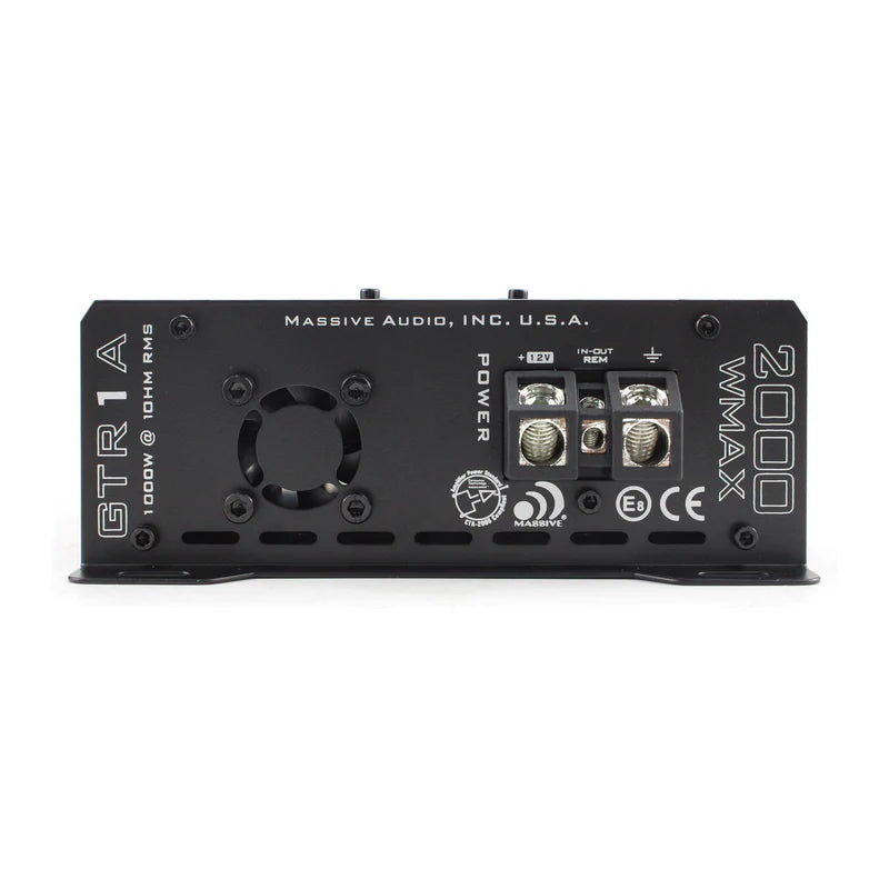 Massive Audio GTR1A Mono Full-Range Amplifier - 1060 Watts Rms @ 1-ohm