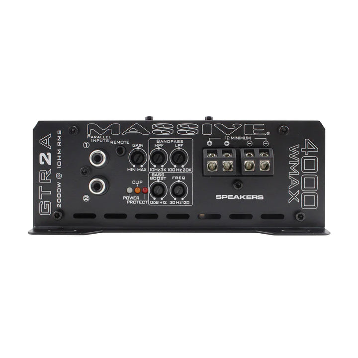 Massive Audio GTR2A Mono Full-Range Amplifier - 2030 Watts Rms @ 1-ohm
