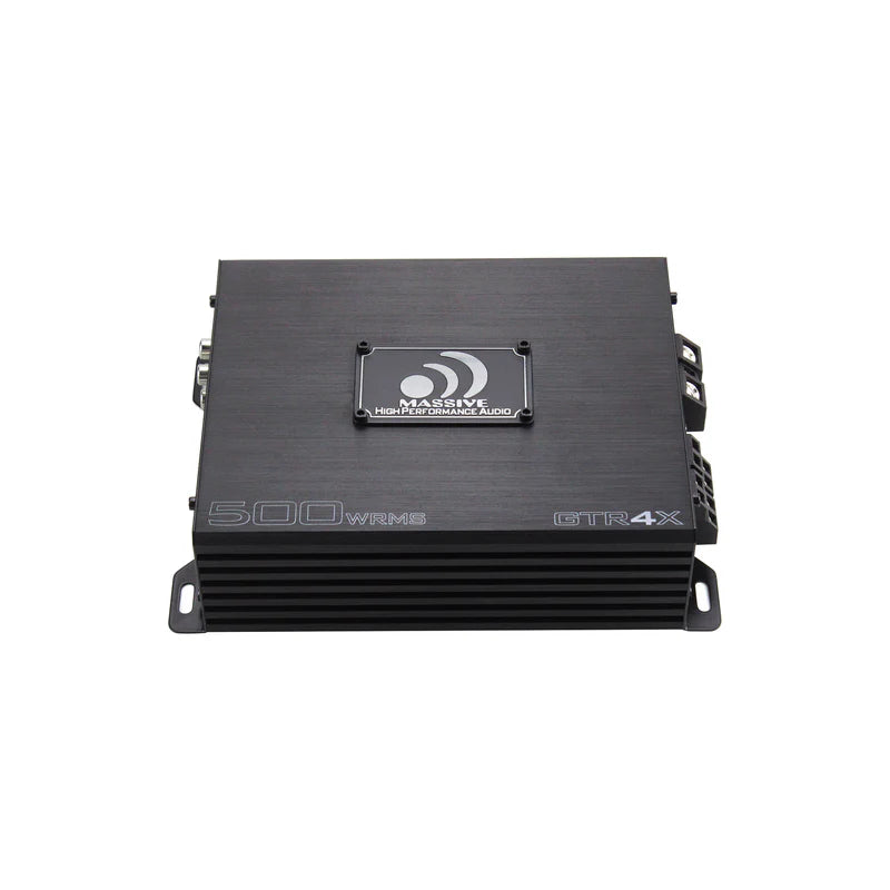Massive Audio GTR4X 4-Channel Amplifier - 4 x 120 Watts Rms @ 4-ohm