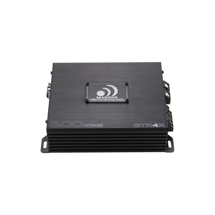 Massive Audio GTR4X 4-Channel Amplifier - 4 x 120 Watts Rms @ 4-ohm