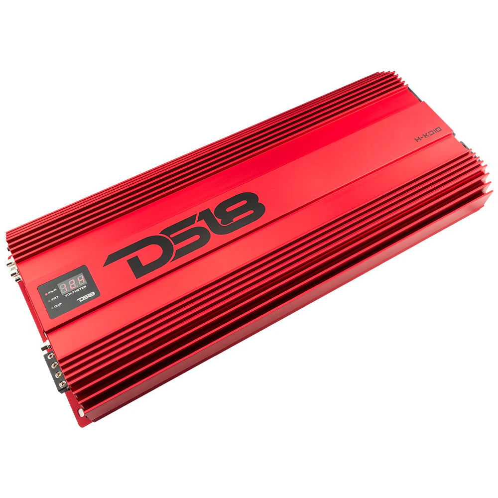 DS18 H-KO10/RD Monoblock Class D Amplifier - 1 x 10000 Watts Rms @ 1-ohm