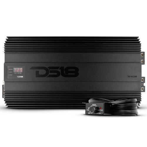 DS18 H-KO8 Monoblock Class D Korean Subwoofer Amplifier - 1 x 8000 Watts Rms @ 1-ohm