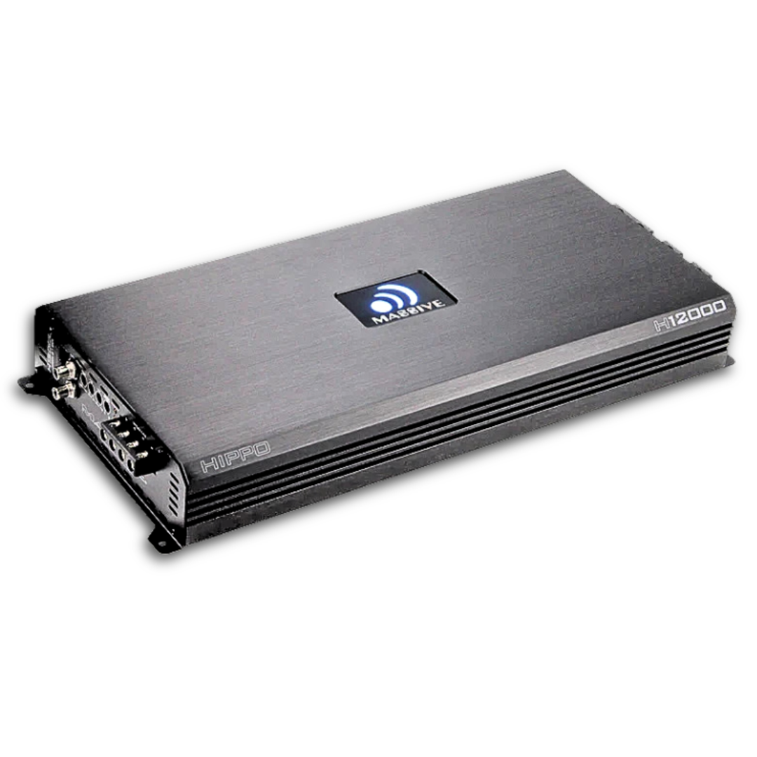 Massive Audio H12000 Mono Full-Range Amplifier - 12000 Watts Rms @ 1-ohm