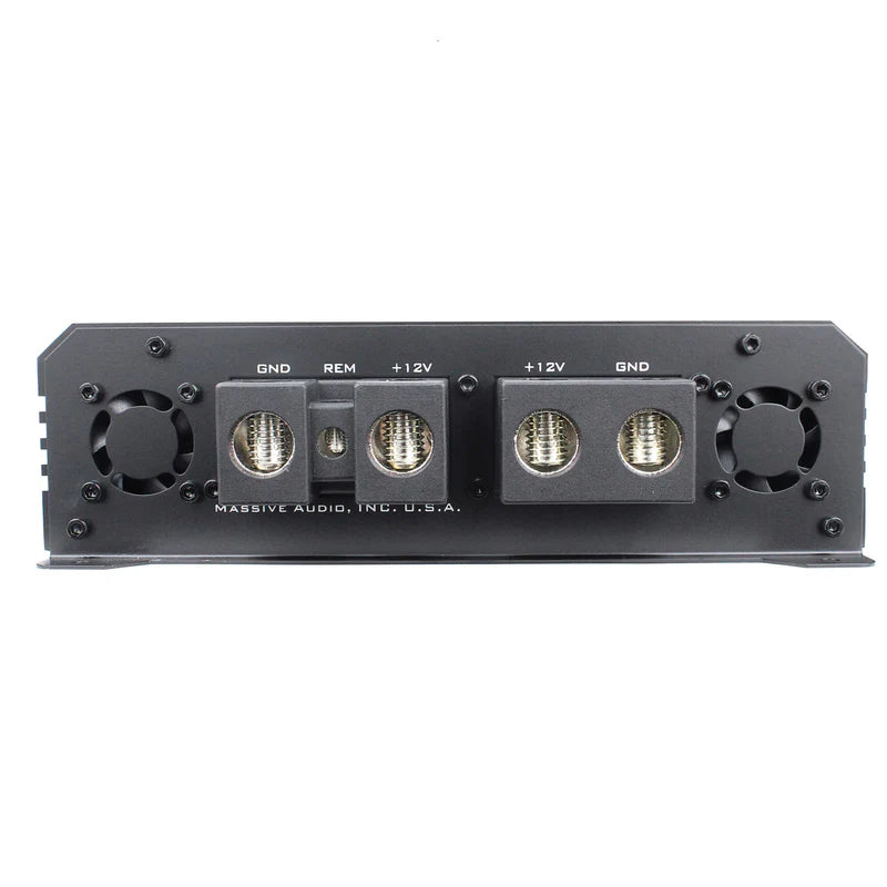 Massive Audio H12000 Mono Full-Range Amplifier - 12000 Watts Rms @ 1-ohm