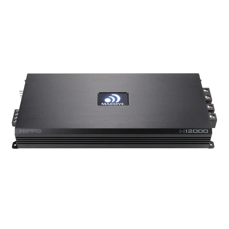 Massive Audio H12000 Mono Full-Range Amplifier - 12000 Watts Rms @ 1-ohm