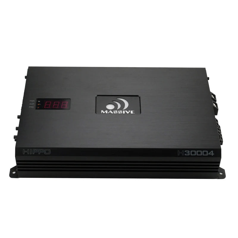 Massive Audio H30004 4-Channel Amplifier - 4 x 500 Watts Rms @ 4-ohm