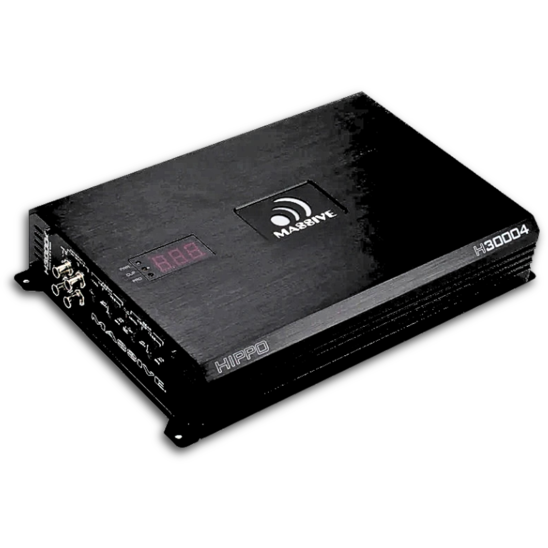 Massive Audio H30004 4-Channel Amplifier - 4 x 500 Watts Rms @ 4-ohm
