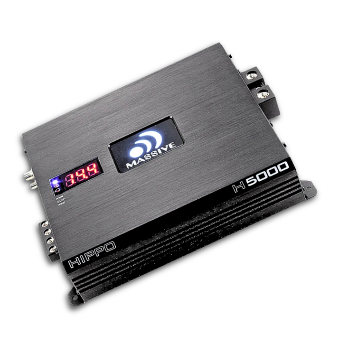 Massive Audio H5000 Mono Full-Range Amplifier - 5000 Watts Rms @ 1-ohm