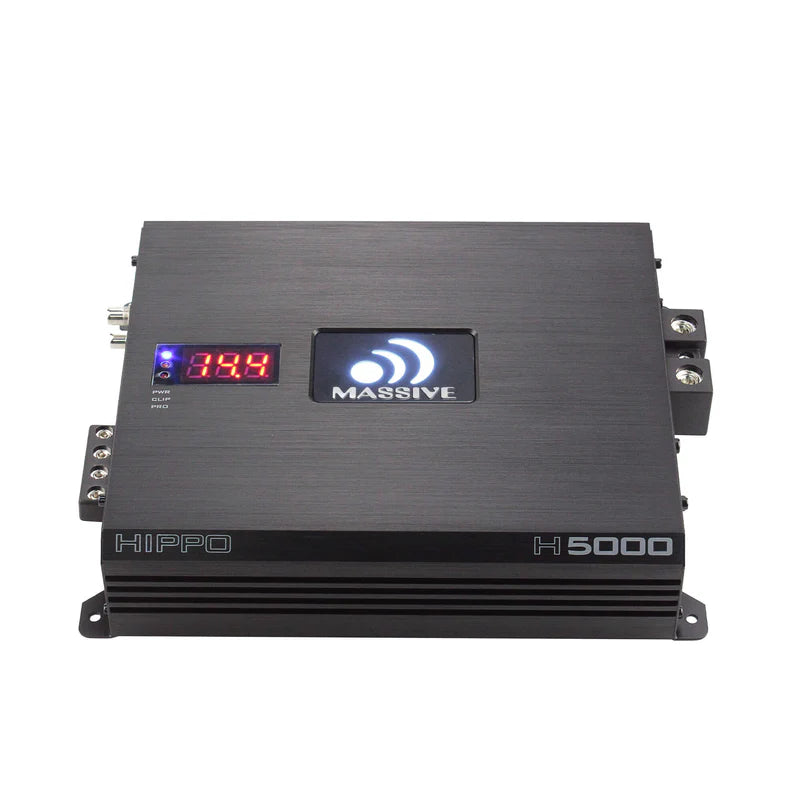 Massive Audio H5000 Mono Full-Range Amplifier - 5000 Watts Rms @ 1-ohm