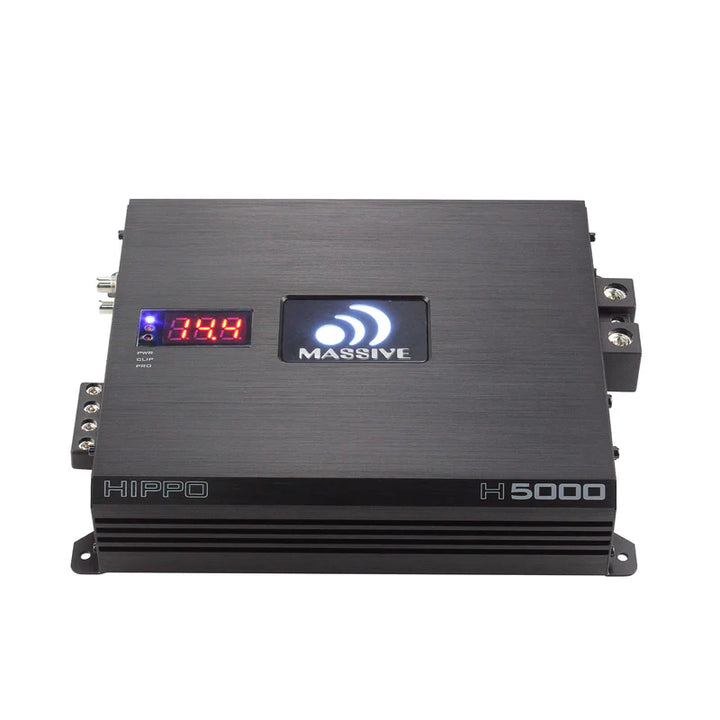 Massive Audio H5000 Mono Full-Range Amplifier - 5000 Watts Rms @ 1-ohm