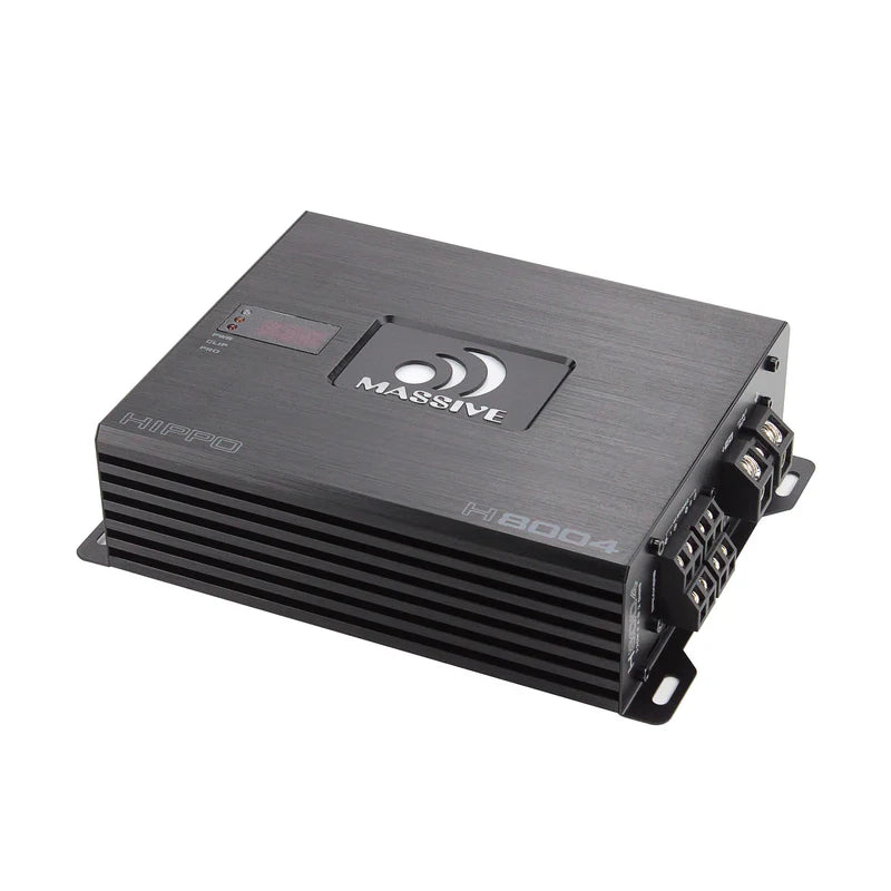 Massive Audio H8004 4-Channel Amplifier - 4 x 125 Watts Rms @ 4-ohm