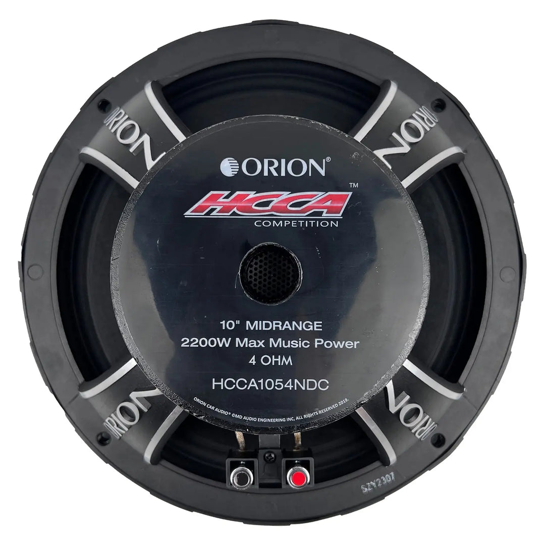 Orion HCCA1054NDC 10" Neodymium Mid-Range Loudspeaker - 550 Watts Rms 4-ohm