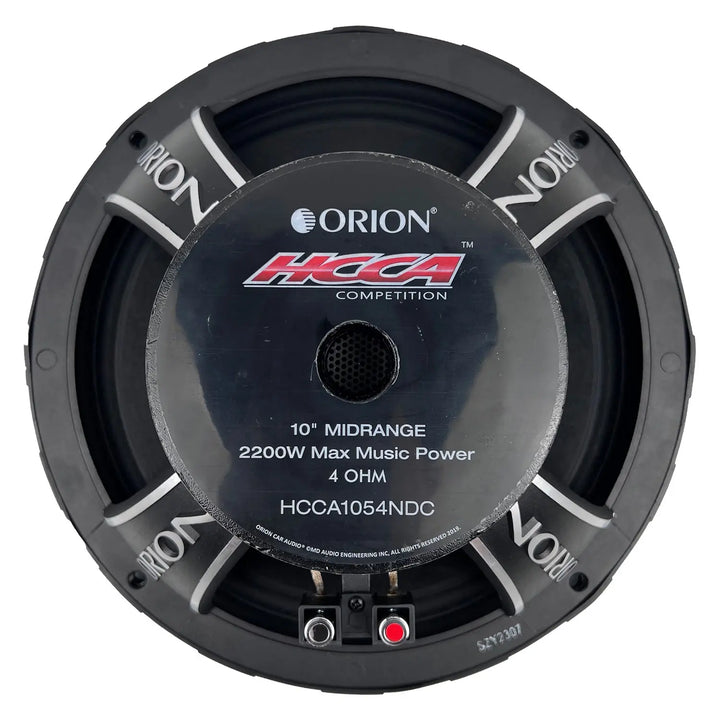 Orion HCCA1054NDC 10" Neodymium Mid-Range Loudspeaker - 550 Watts Rms 4-ohm