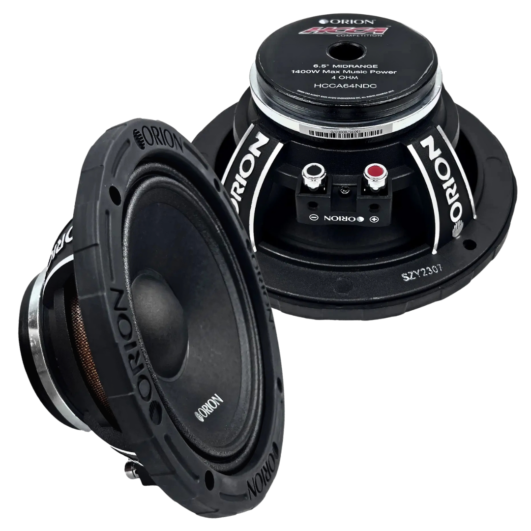 Orion HCCA64NDC 6.5" Neodymium Mid-Range Loudspeakers - 350 Watts Rms 4-ohm