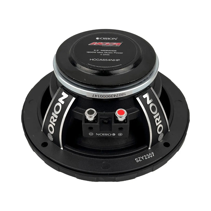 Orion HCCA654NHP 6.5" Neodymium Mid-Range Loudspeakers - 450 Watts Rms 4-ohm