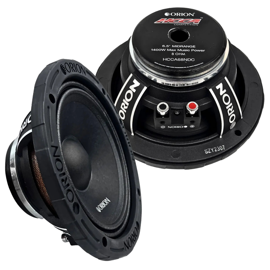 Orion HCCA68NDC 6.5" Neodymium Mid-Range Loudspeakers - 350 Watts Rms 8-ohm