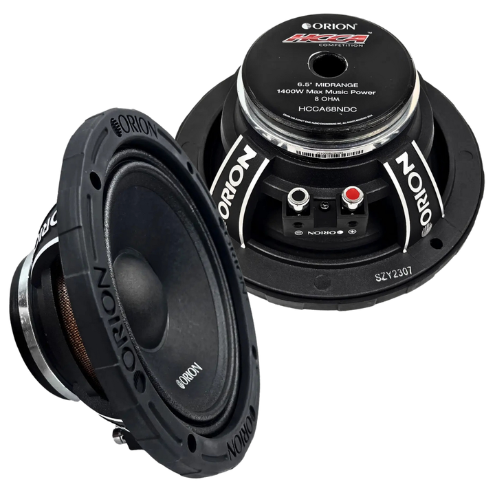 Orion HCCA68NDC 6.5" Neodymium Mid-Range Loudspeakers - 350 Watts Rms 8-ohm