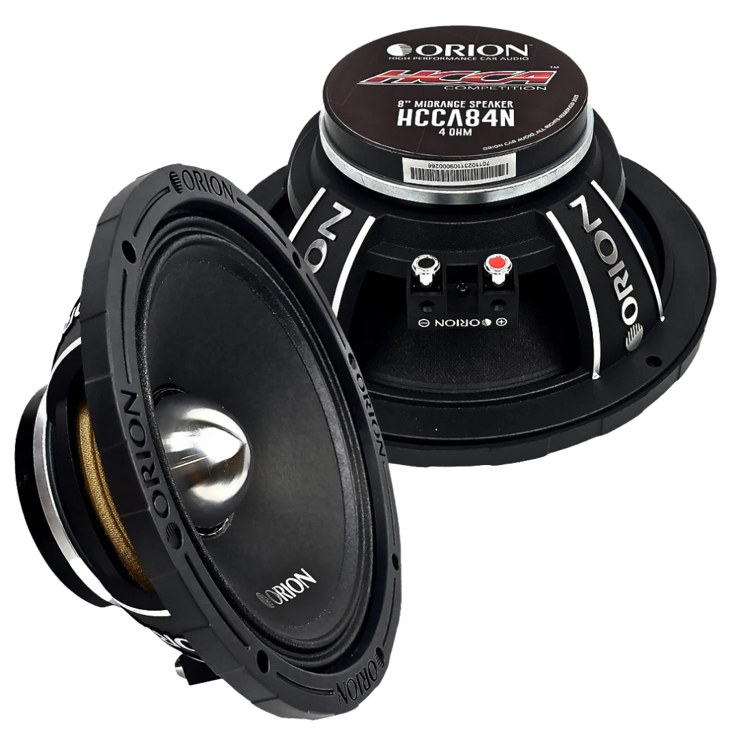 Orion HCCA84N 8" Neodymium Mid-Range Loudspeakers - 500 Watts Rms 4-ohm