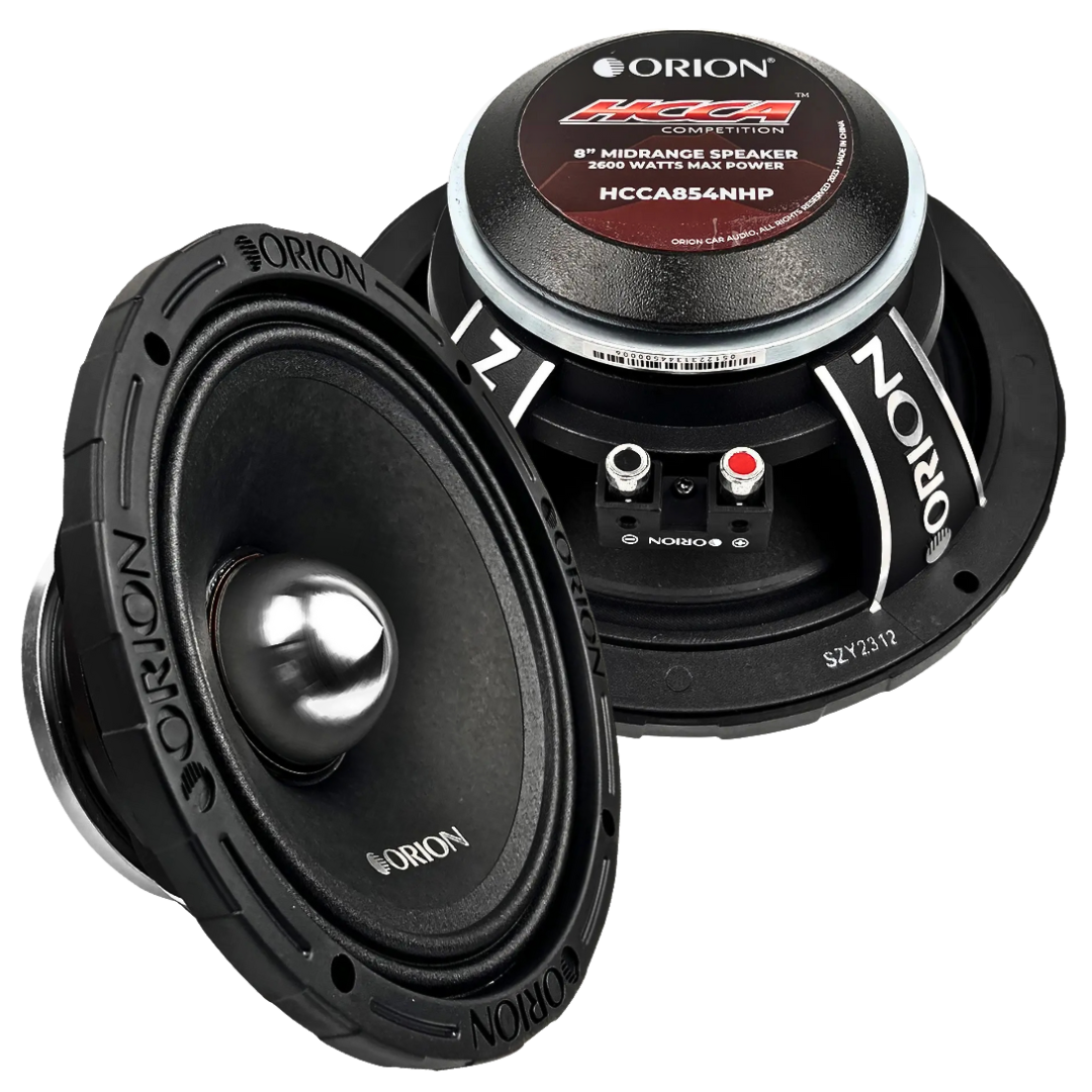 Orion HCCA854NHP 8" Neodymium Mid-Range Loudspeakers - 650 Watts Rms 4-ohm