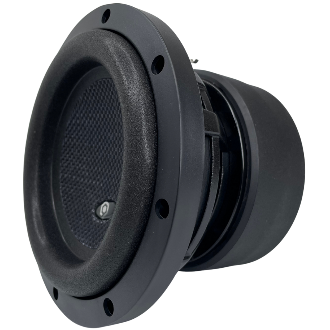 Soundqubed HDX6 6.5" Subwoofer with 2" Copper Voice Coil - 450 Watts Rms 4-ohm DVC