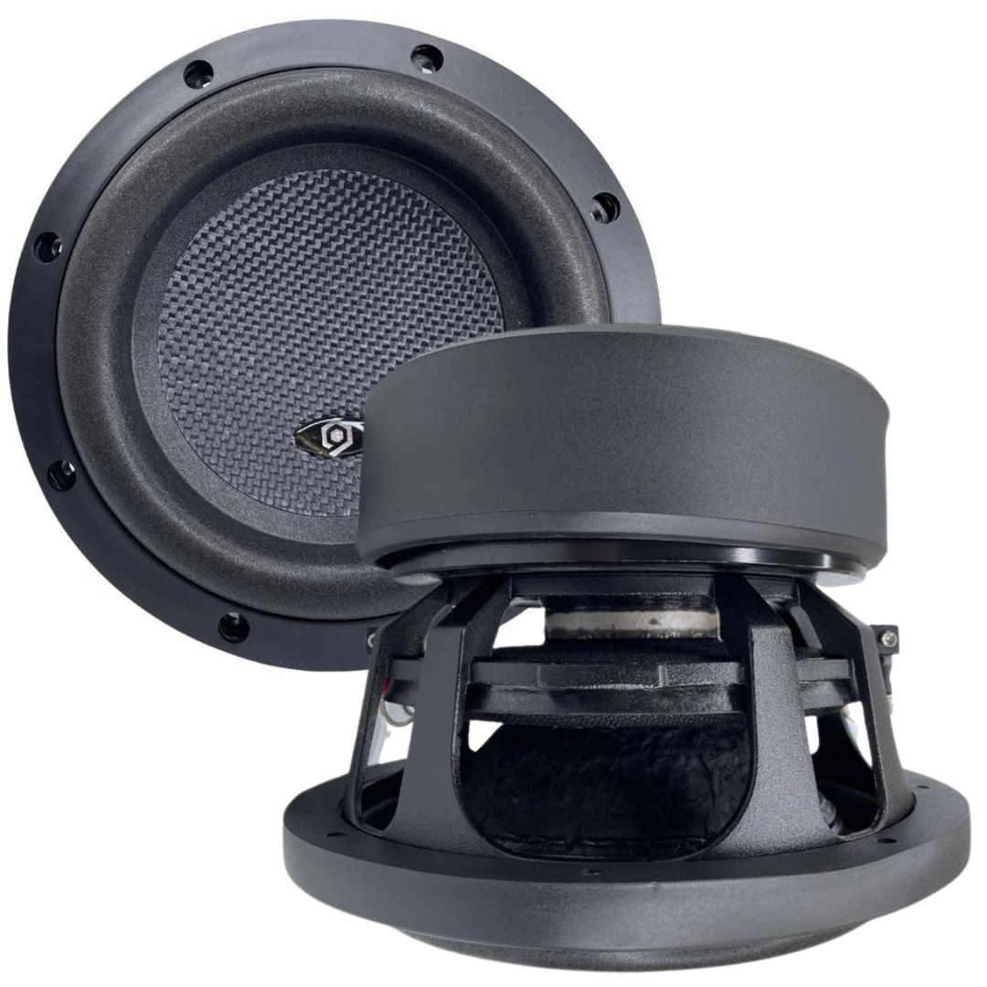 Soundqubed HDX8 8" Subwoofer with 2.5" Copper Voice Coil - 850 Watts Rms 4-ohm DVC