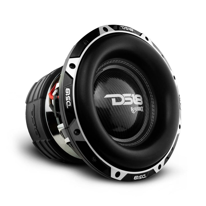 DS18 HOOL-X12.2DHE Subwoofer de 12" con bobina móvil de aluminio negro de 4" - 4000 vatios Rms 2 ohmios DVC