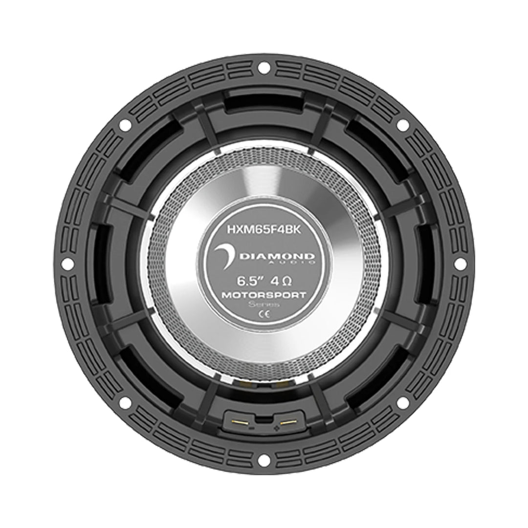 Diamond Audio HXM65F4BK 6.5" Neodymium Marine Coaxial Speakers - 150 Watts Rms 4-ohm