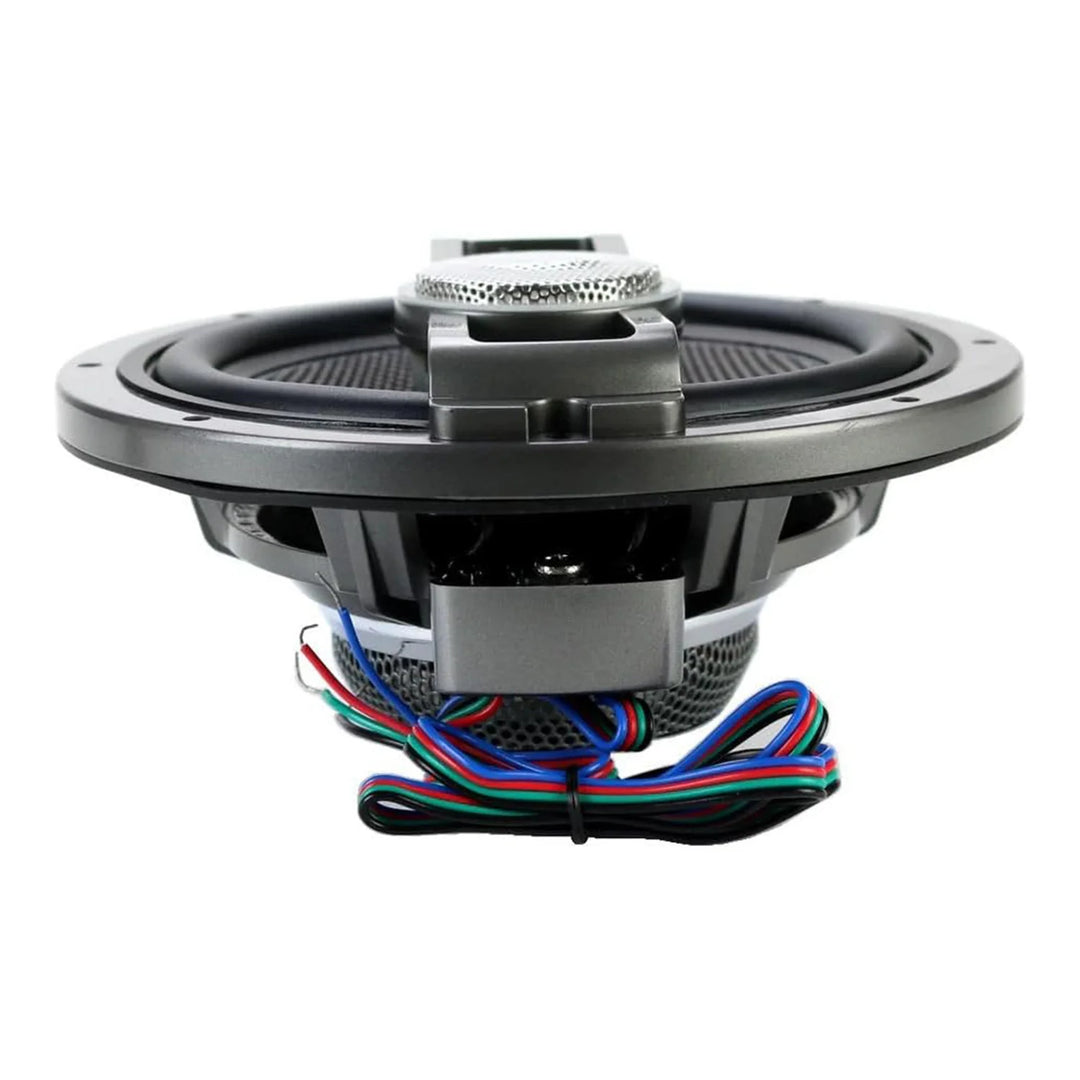Diamond Audio HXM65 6.5" 2-Way Marine Speakers with LEDs - 80 Watts Rms 4-ohm