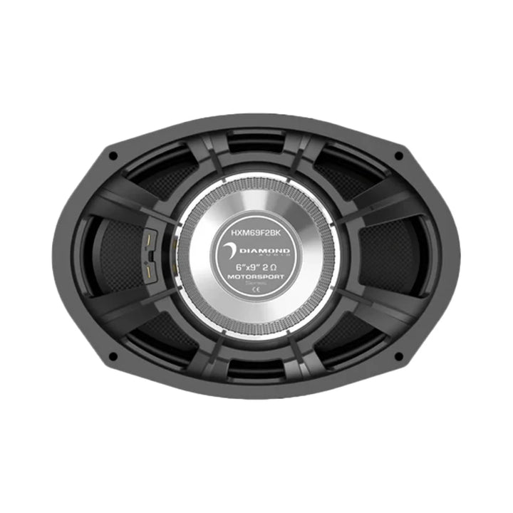 Diamond Audio HXM69F2BK 6x9" Neodymium Marine Coaxial Speakers - 150 Watts Rms 2-ohm