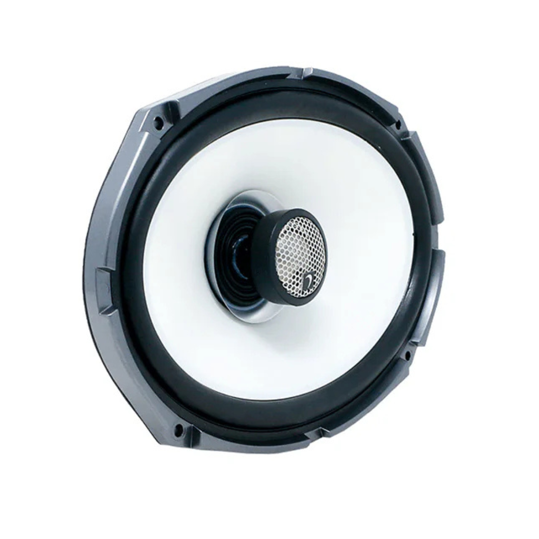 Diamond Audio HXM Series 6x9" 2-Way Marine Coaxial Speakers with Neodymium Magnet and Integrated Dream RGB LED Lights - 150 Watts Rms 4-ohm