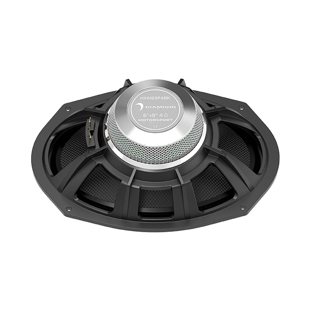 Diamond Audio HXM69F4BK 6x9" Neodymium Marine Coaxial Speakers - 150 Watts Rms 4-ohm