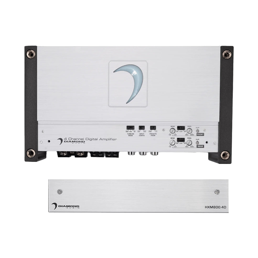 Diamond Audio HXM800.4D 4-Channel Amplifier - 4 x 120 Watts Rms @ 4-ohm