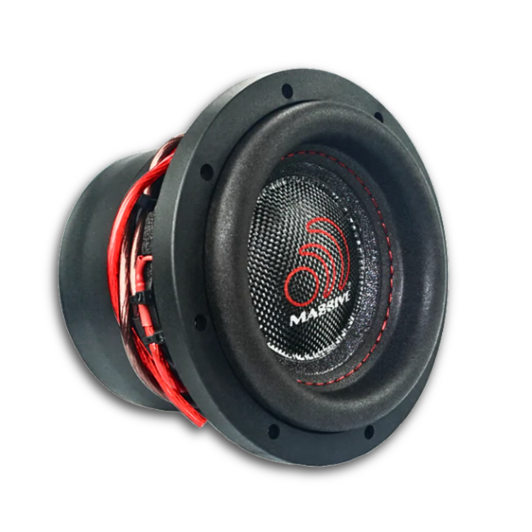 Massive Audio HIPPO XL-Series 6" Subwoofer - 300 Watts Rms 4-ohm DVC