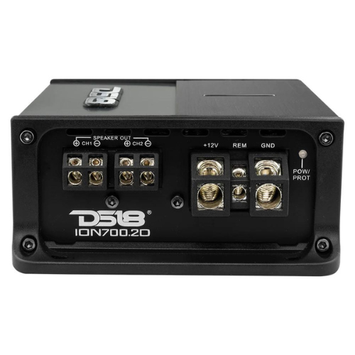 DS18 ION700.2D 2-Channel Class D Compact Full-Range Amplifier - 2 x 240 Watts Rms @ 4-ohm