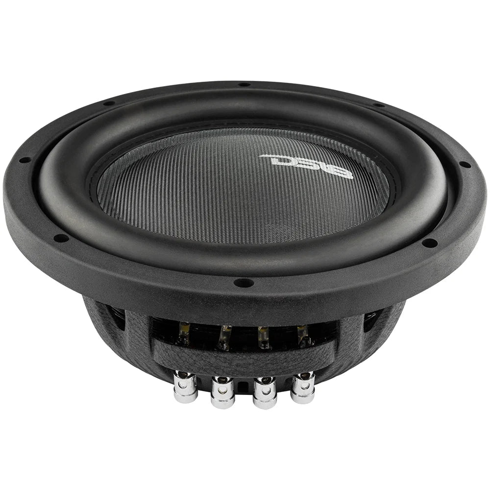 DS18 IXS10.2D 10" Shallow Mount Subwoofer - 600 Watts Rms 2-ohm DVC