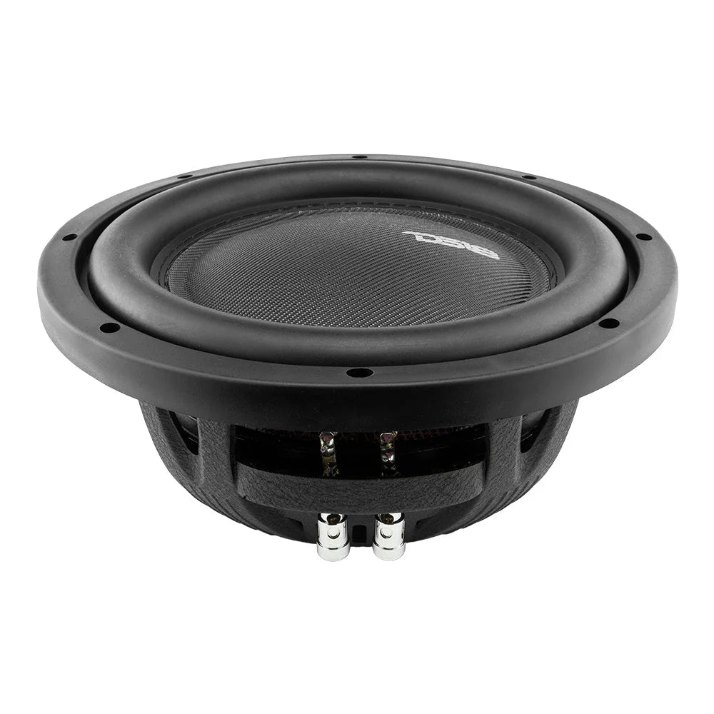 DS18 IXS10.4D Subwoofer de montaje superficial de 10" con tapa antipolvo grande y bobina móvil de 2,5" - 600 vatios Rms 4 ohmios DVC