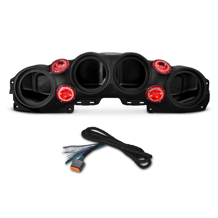 2018-2023 Jeep JL, JLU & JT Black Overhead Sound Bar System with 4x PRO-TW4L Tweeters and Harness Included (8" Speakers Not Included)