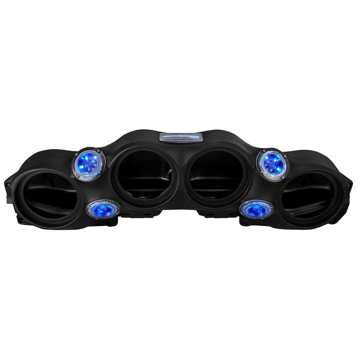 2018-2023 Jeep JL, JLU & JT Black Overhead Sound Bar System with 4x PRO-TW4L Tweeters and Harness Included (8" Speakers Not Included)