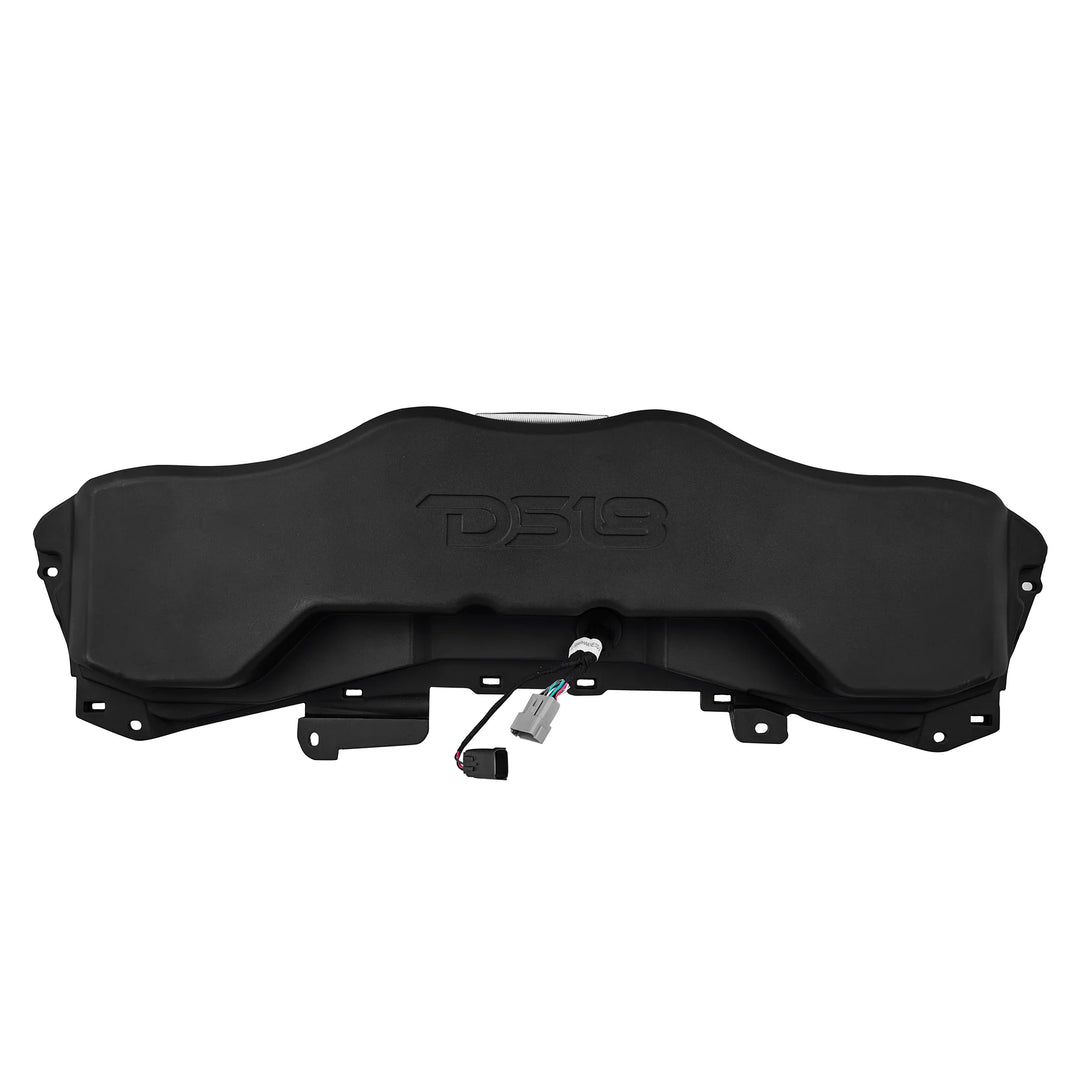 2024 Jeep JL, JLU & JT - DS18 Black Overhead Sound Bar Enclosure - Fits 4 x 8" Speakers