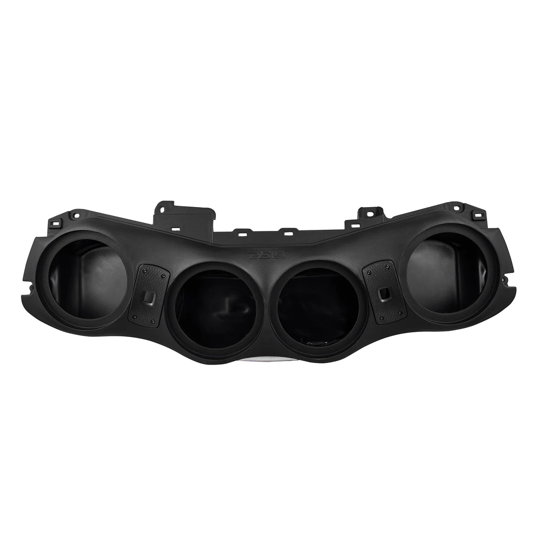 2024 Jeep JL, JLU & JT - DS18 Black Overhead Sound Bar Enclosure - Fits 4 x 8" Speakers