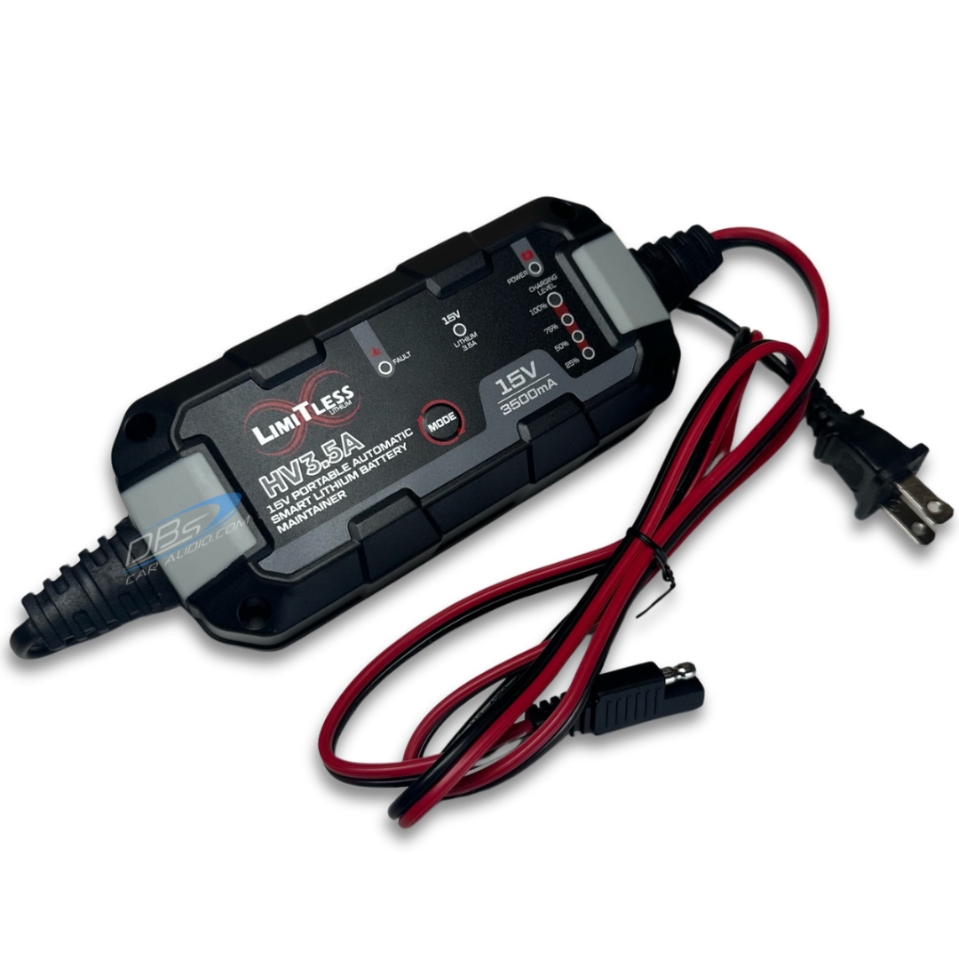 Limitless Lithium High Voltage 3.5A 15 Volt Battery Maintainer for