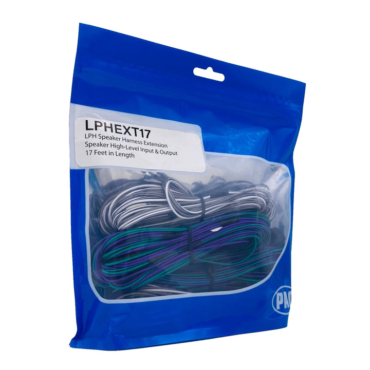 Pac-Audio LPHEXT17 17 Foot Speaker Cable Extension Harness for LPH T-Harnesses
