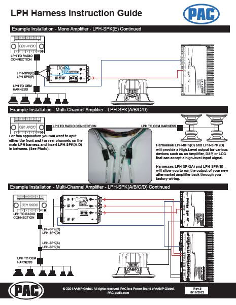 Pac-Audio LPHFD31 LocPro Advanced T-Harness for Select 2018-2026 Ford Vehicles