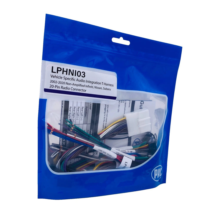 Pac-Audio LPHNI03 LocPro Advanced T-Harness for Select 2002-2020 Infiniti, Nissan or Subaru Vehicles
