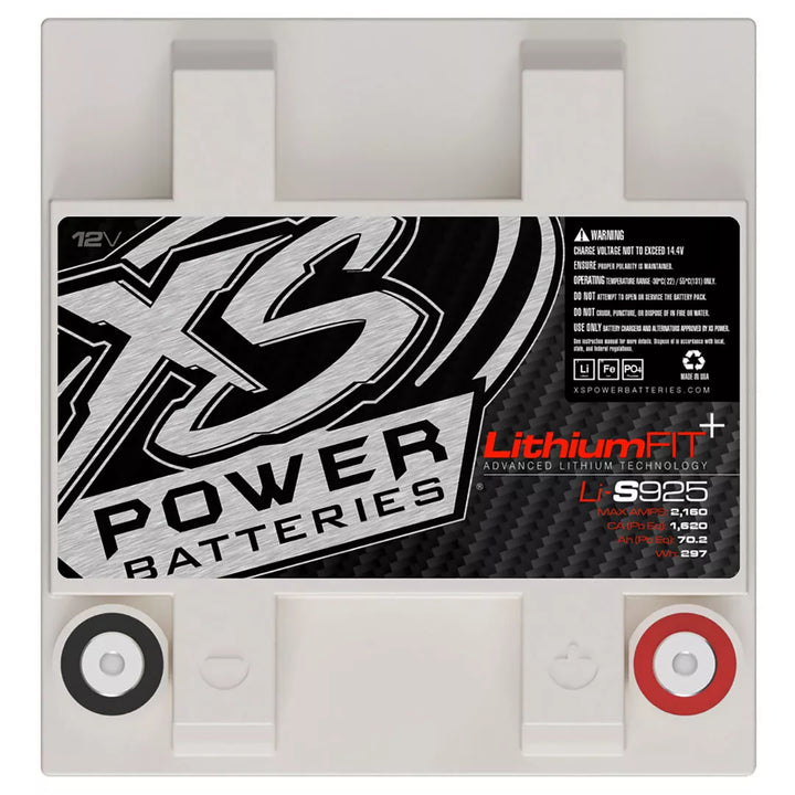 XS Power Li-S925 Lithium Car Audio Battery - 5,000 Watts Rms | 23Ah