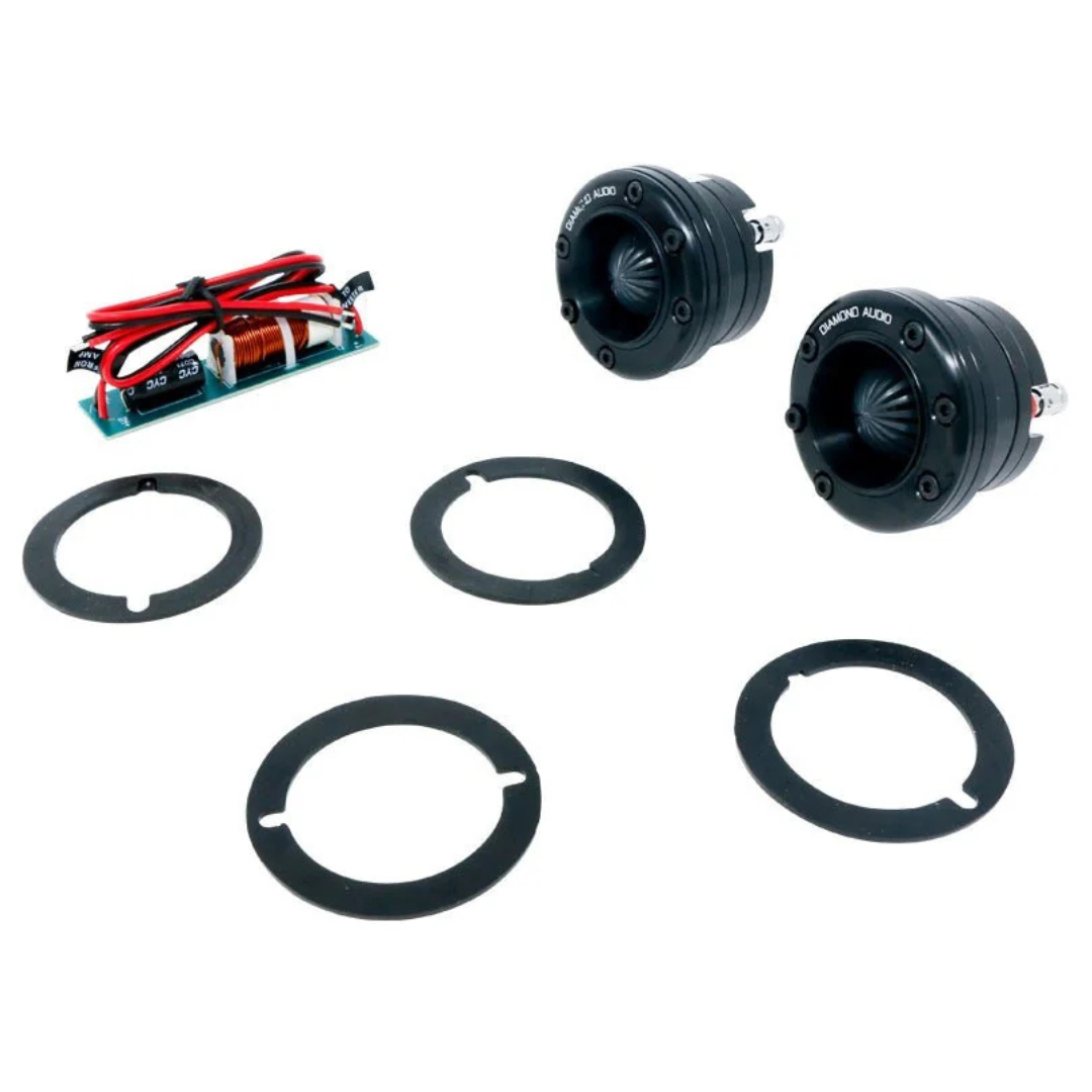 Diamond Audio M01SWT 2.7" Swivel Compression Bullet Tweeters - 50 Watts Rms 4-ohm