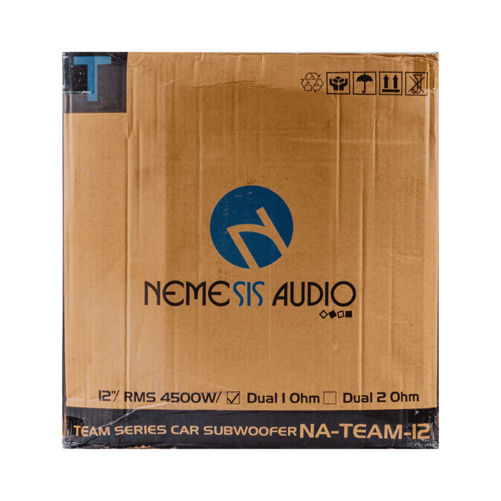 Nemesis Audio NA-TEAM-12 V.1 12" Subwoofer - 4500 Watts Rms Dual 1-ohm or 2-ohm