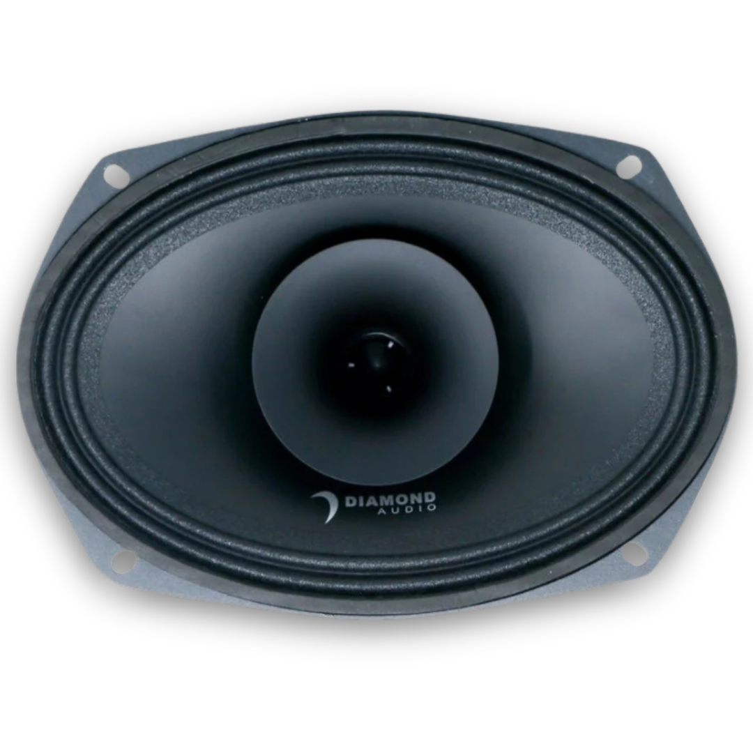 Diamond Audio MP69 6x9" Hybrid Coaxial Loudspeakers - 150 Watts Rms 4-ohm or 2-ohm