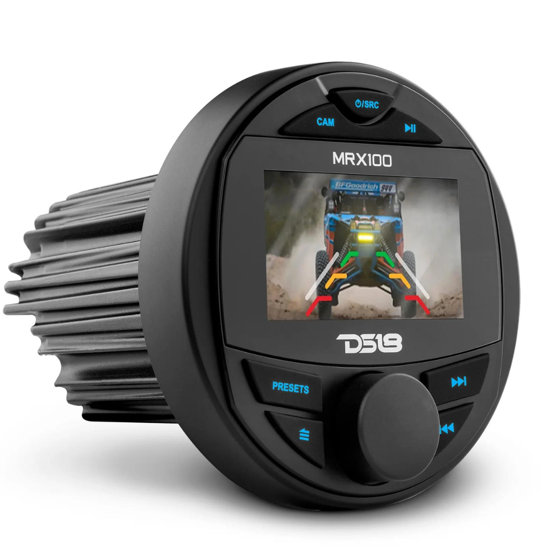 Ds18 Display Store Rack DS18 MRX2 Marine Head Unit with Bluetooth, USB, AUX and 3