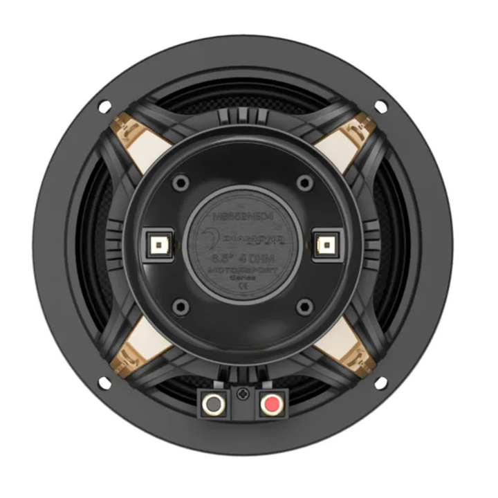 Diamond Audio MS652NEO4 6.5" Neodymium Hybrid Coaxial Speakers - 200 Watts Rms 4-ohm